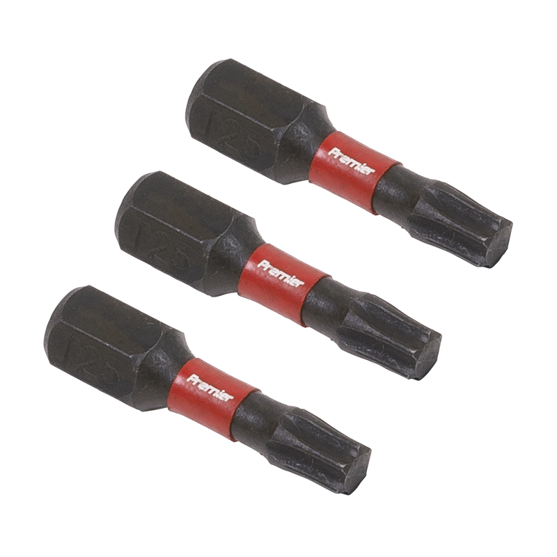 Sealey Premier T25 TRX-Star* Impact Tool Bits 25mm - 3 Piece Set