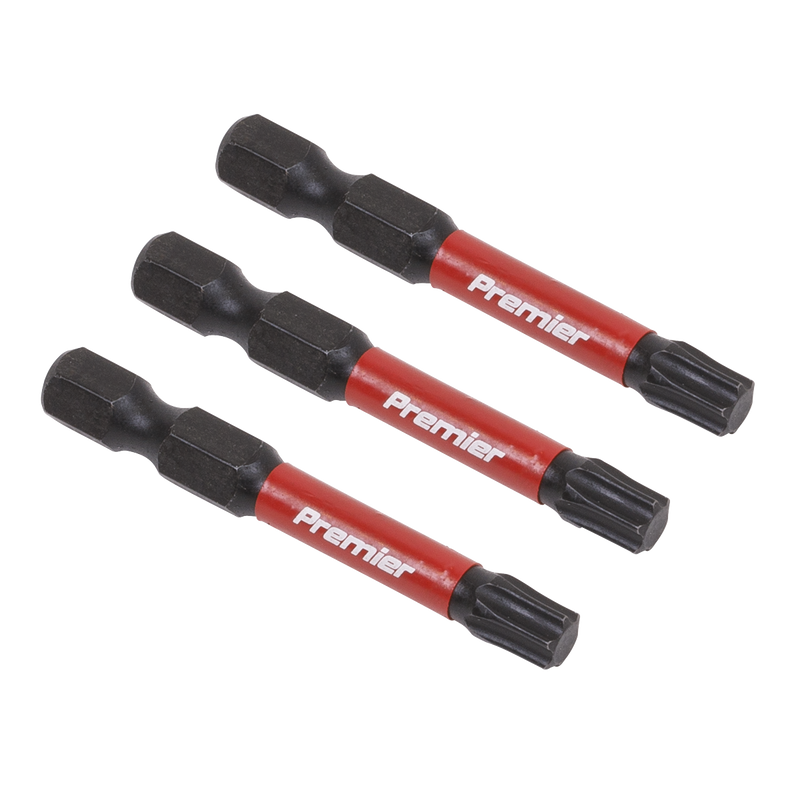 Sealey Premier T30 Impact Power Tool Bits 25mm 3 Piece Set