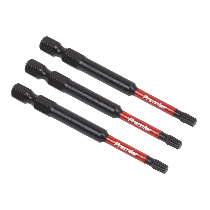 Sealey Premier TRX-Star 25mm Impact Power Tool Bits Set of 3