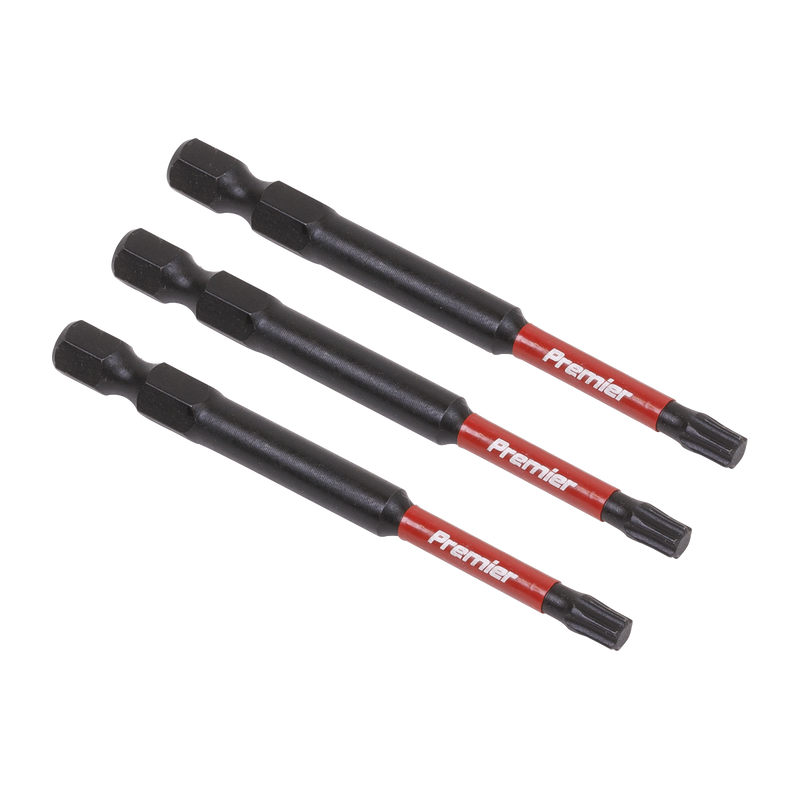 Sealey Premier T25 TRX-Star* Impact Tool Bits 25mm - 3 Piece Set