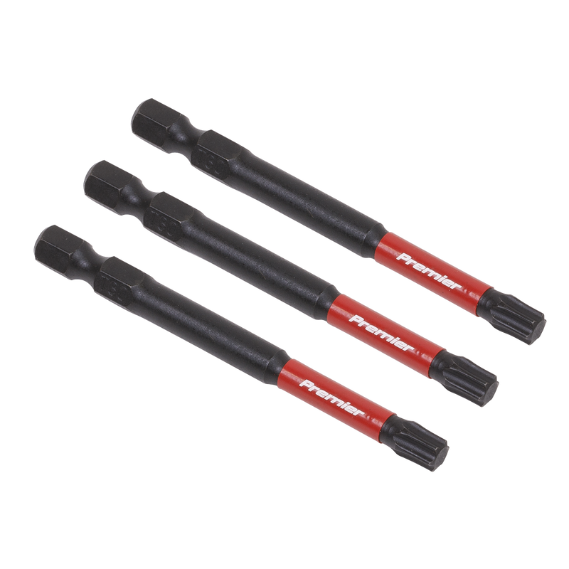Sealey Premier T30 Impact Power Tool Bits 25mm 3 Piece Set