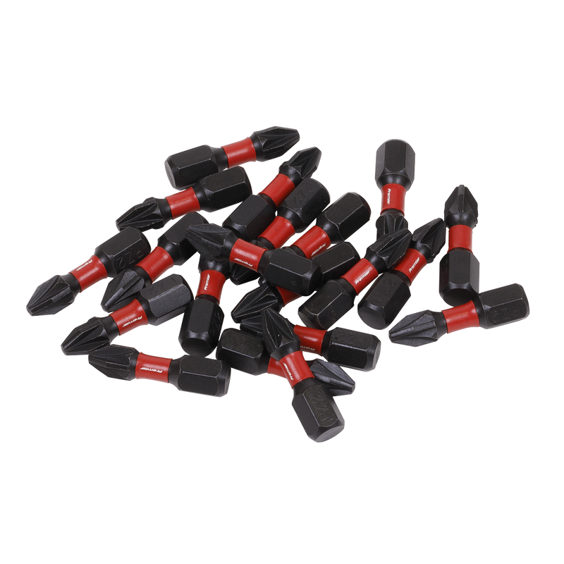 Sealey Premier Power Tool Bits Set #2 25mm 20 Pieces