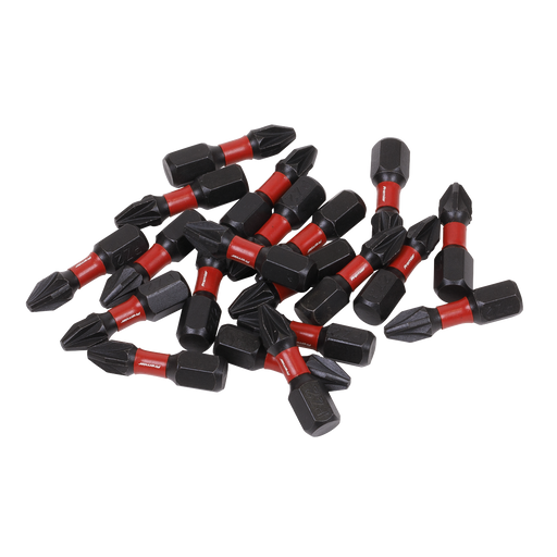 Sealey Premier Power Tool Bits Set #2 25mm 20 Pieces