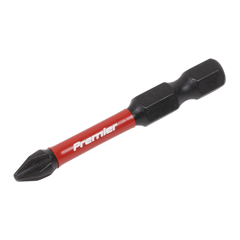 Sealey Premier Impact Power Tool Bits #2 x 50mm 10 Piece