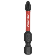 Sealey Premier Impact Power Tool Bits Set #2 50mm - 10 Pieces