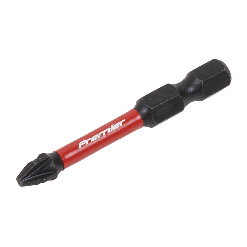 Sealey Premier Impact Power Tool Bits Set #2 50mm - 10 Pieces
