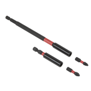 Sealey Premier Impact Grade Power Tool Bit Holder Set 4 Piece 150mm