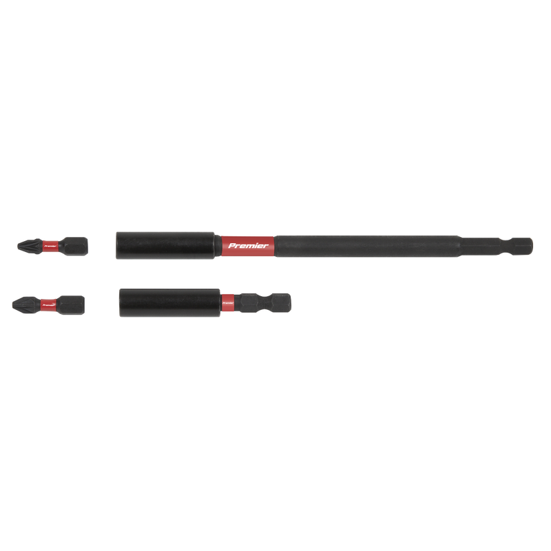 Sealey Premier Impact Grade Power Tool Bit Holder Set 4 Piece 150mm
