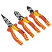 Sealey Premier Pliers Set 3 Piece - VDE Approved, Model AK83452