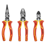 Sealey Premier Pliers Set 3 Piece - VDE Approved, Model AK83452