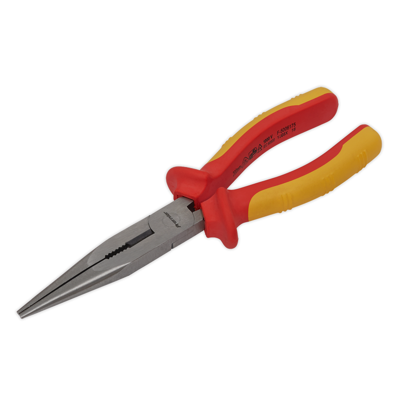 Sealey Premier Long Nose Pliers 200mm VDE Approved