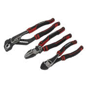 Sealey Premier Pliers Set 3 Piece - Heavy Duty Chrome Vanadium Steel