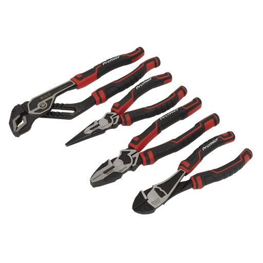 Sealey Premier Pliers Set 4 Piece Heavy Duty Chrome Vanadium Steel