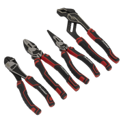 Sealey Premier Pliers Set 4 Piece Heavy Duty Chrome Vanadium Steel