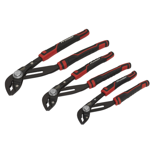 Sealey Premier Quick Release Water Pump Pliers Set 3 Piece 200-300mm