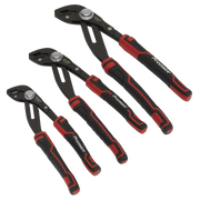 Sealey Premier Quick Release Water Pump Pliers Set 3 Piece 200-300mm