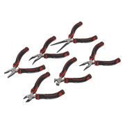 Sealey Premier 6 Piece Mini Pliers Set - Lengths 105-145mm