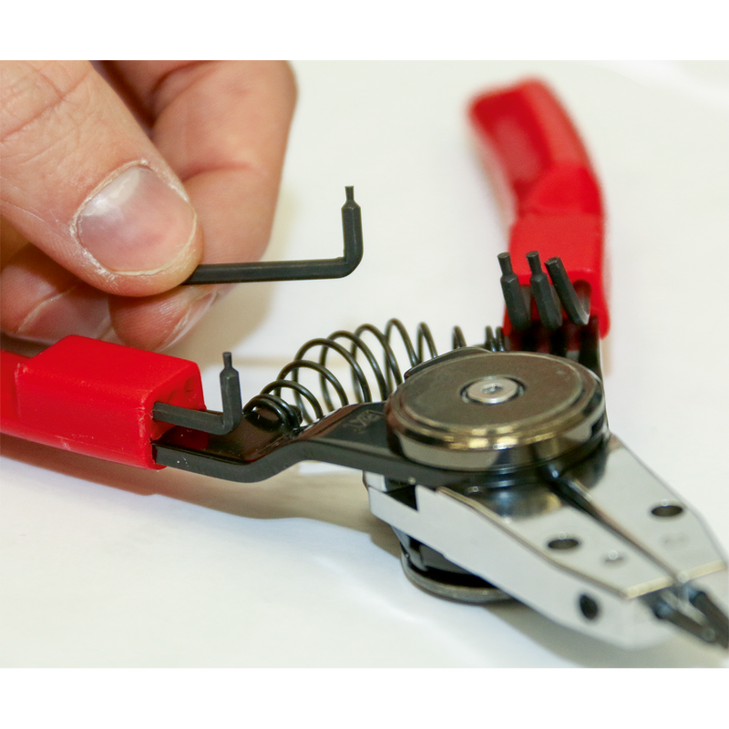 Sealey Premier Circlip Pliers Set AK8453 with Quick Change Mechanism