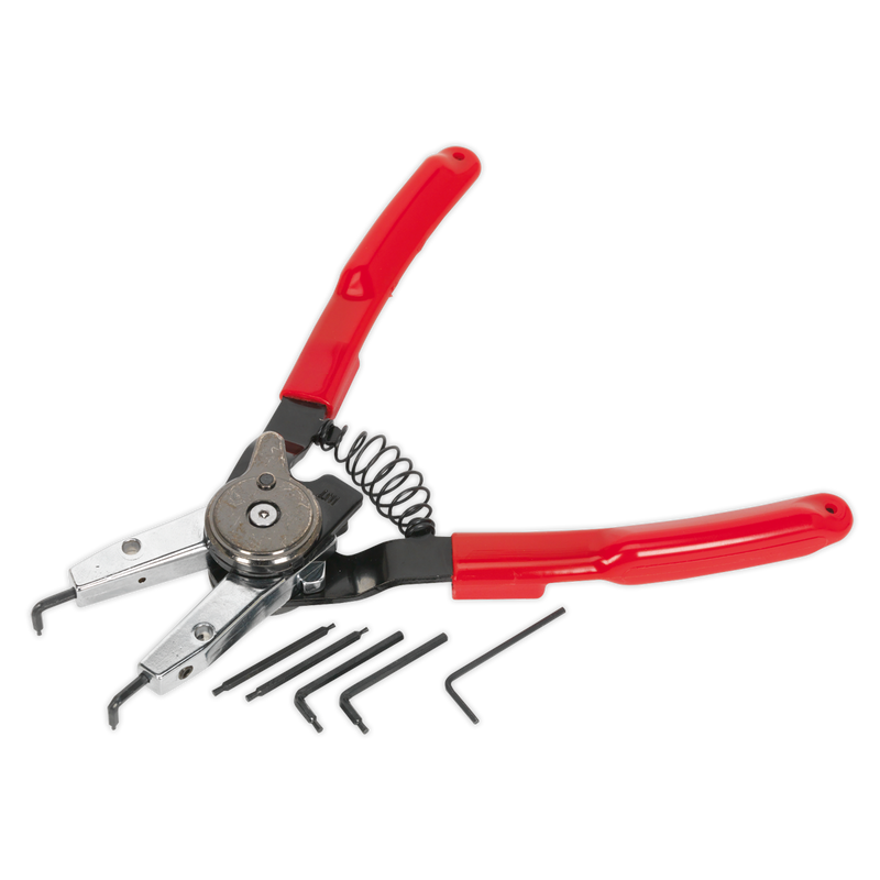 Sealey Premier Circlip Pliers Set AK8453 with Quick Change Mechanism