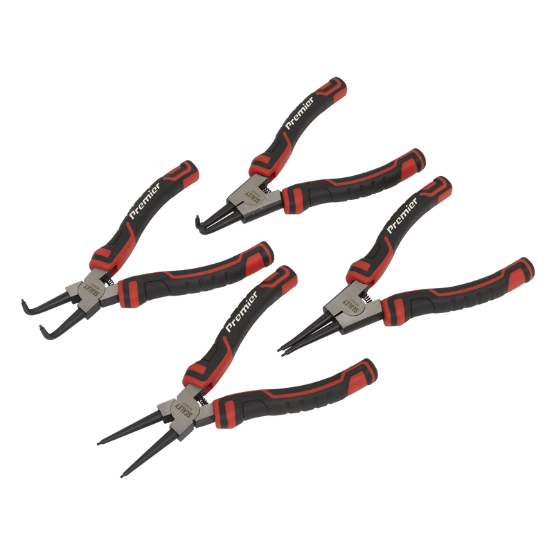 Sealey Premier Circlip Pliers Set 180mm 4 Piece
