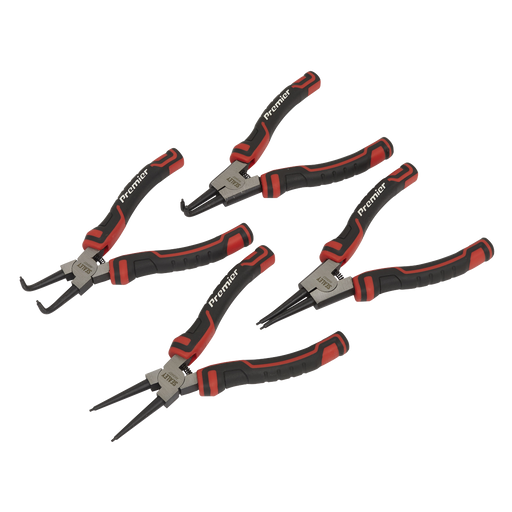Sealey Premier Circlip Pliers Set 180mm 4 Piece