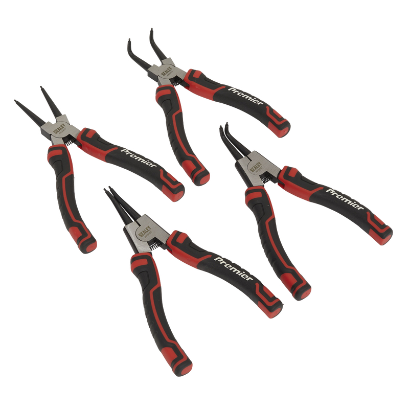 Sealey Premier Circlip Pliers Set 180mm 4 Piece