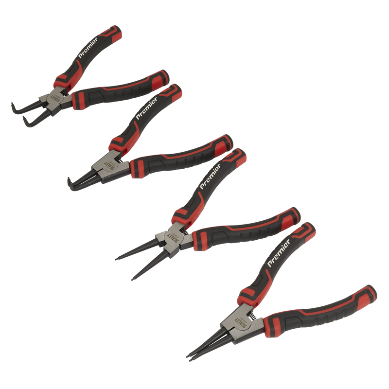 Sealey Premier Circlip Pliers Set 180mm 4 Piece