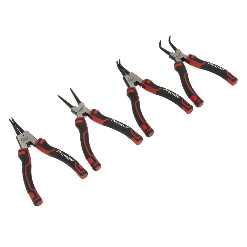 Sealey Premier Circlip Pliers Set 180mm 4 Piece