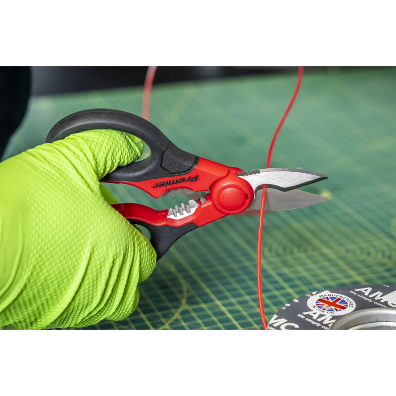 Sealey Premier Electrician's Shears 160mm Heavy-Duty AK8528