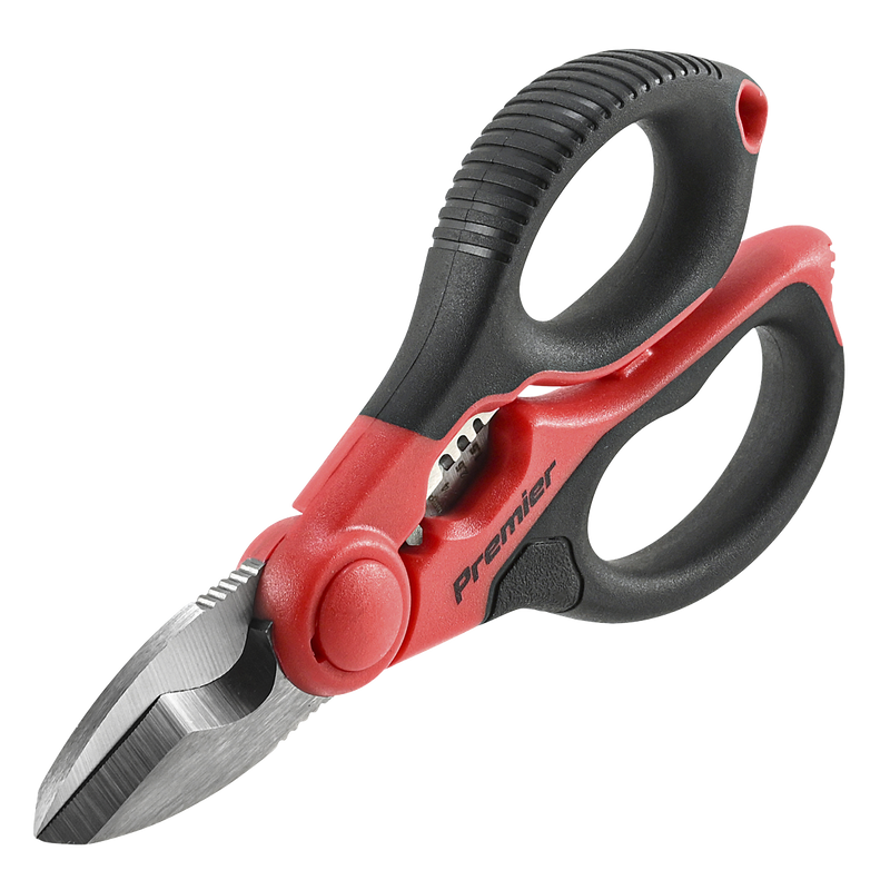 Sealey Premier Electrician's Shears 160mm Heavy-Duty AK8528