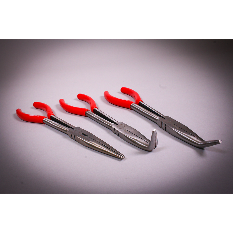 Sealey Premier Needle Nose Pliers Set 280mm 3 Piece