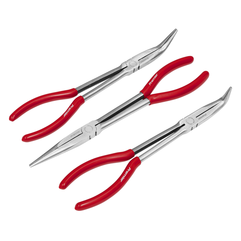 Sealey Premier Needle Nose Pliers Set 280mm 3 Piece