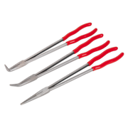Sealey Premier Extra-Long Needle Nose Pliers Set 400mm 3 Piece