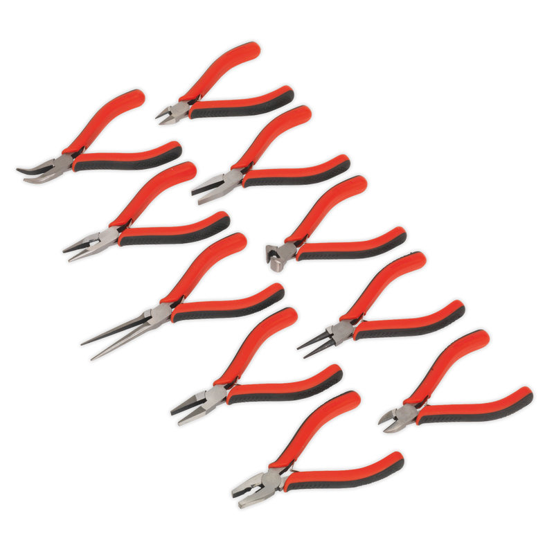 Sealey Premier Mini Pliers Set 10 Piece AK8578 High Carbon Steel