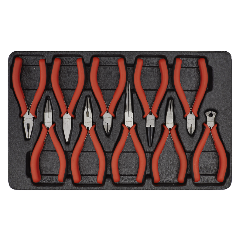 Sealey Premier Mini Pliers Set 10 Piece AK8578 High Carbon Steel