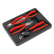 Sealey Premier Pliers Set 4 Piece AK8579 Chrome Vanadium Steel