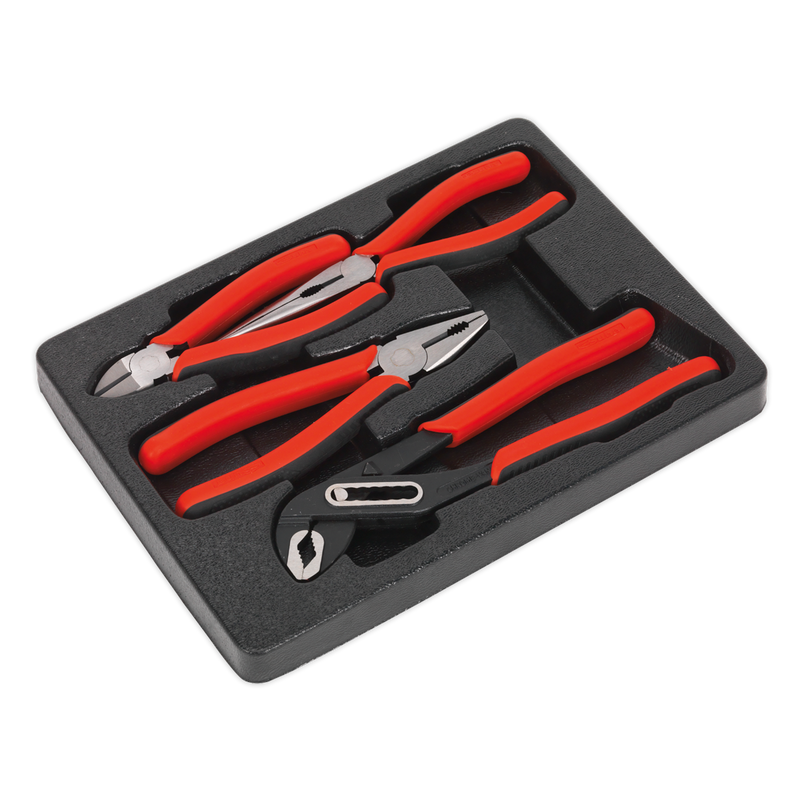 Sealey Premier Pliers Set 4 Piece AK8579 Chrome Vanadium Steel