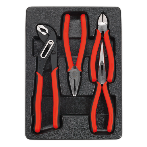 Sealey Premier Pliers Set 4 Piece AK8579 Chrome Vanadium Steel