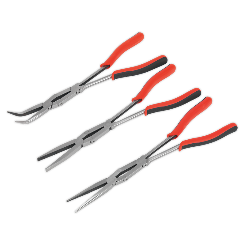 Sealey Premier Long Double Joint Pliers Set 335mm 3 Piece