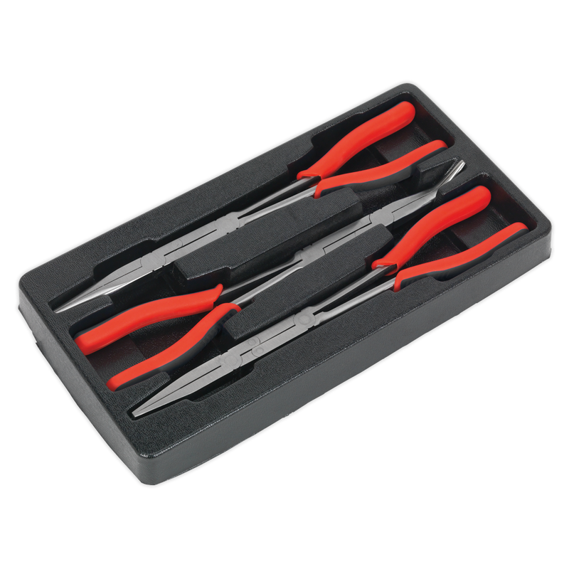 Sealey Premier Long Double Joint Pliers Set 335mm 3 Piece