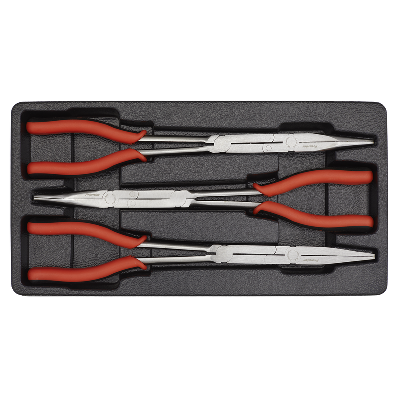 Sealey Premier Long Double Joint Pliers Set 335mm 3 Piece