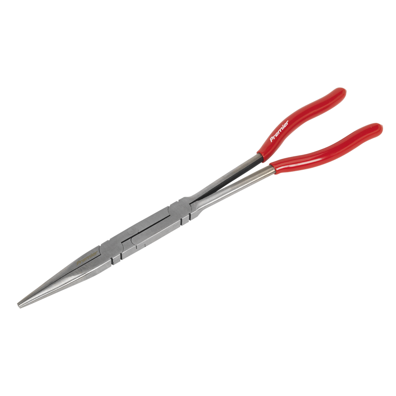 Sealey Premier Needle Nose Pliers 335mm Double Joint 40mm Jaw Capacity
