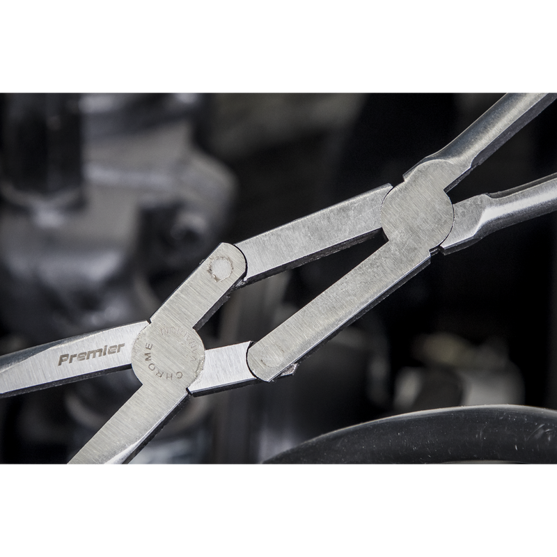 Sealey Premier Needle Nose Pliers 335mm Long Reach Double Joint AK8592