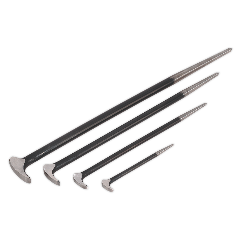 Sealey Premier Heel Bar Set 4 Piece - Lengths 150-510mm, MPN AK880