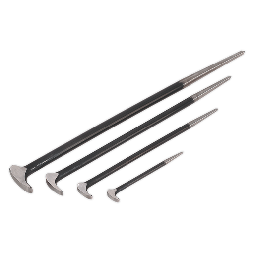 Sealey Premier Heel Bar Set 4 Piece - Lengths 150-510mm, MPN AK880