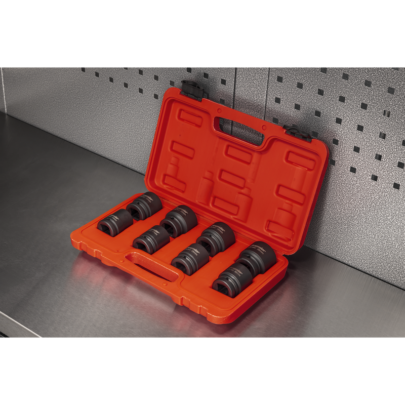 Sealey Premier Impact Socket Set 3/4"Sq Drive 8 Piece