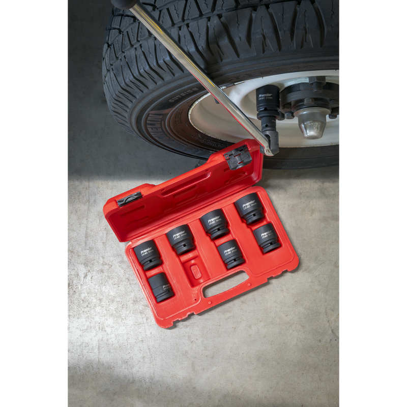 Sealey Premier Impact Socket Set 3/4"Sq Drive 8 Piece