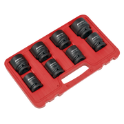 Sealey Premier Impact Socket Set 3/4"Sq Drive 8 Piece
