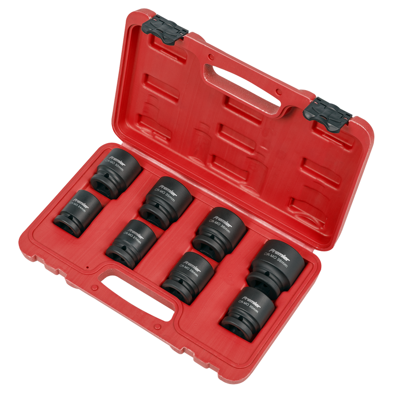Sealey Premier Impact Socket Set 3/4"Sq Drive 8 Piece