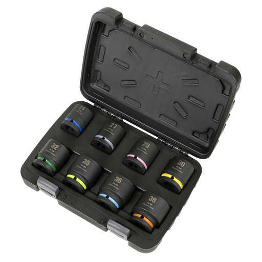 Sealey Premier Impact Socket Set 3/4" Sq Drive 8 Piece
